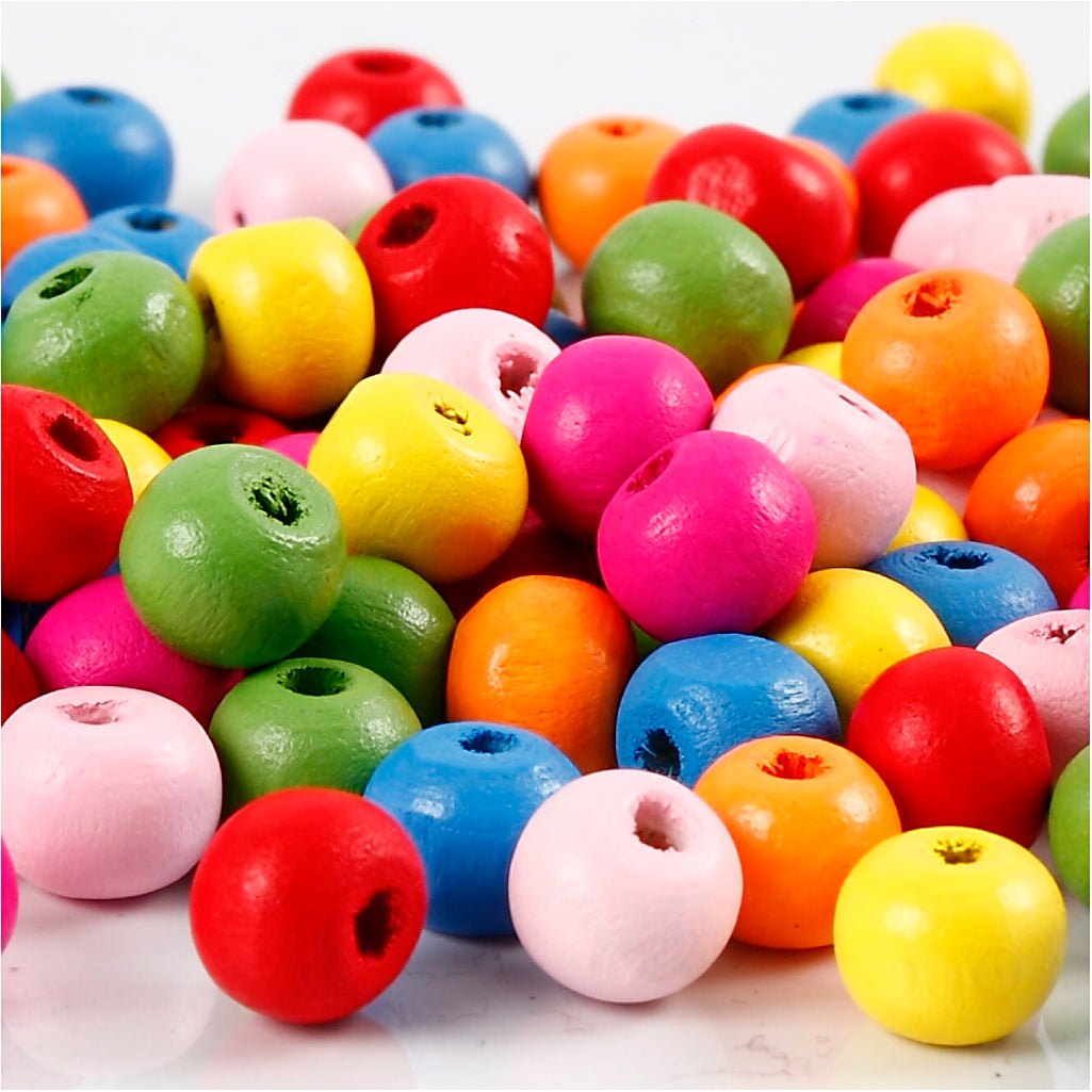 Creative Company Wooden Perle Mix 8mm, 90st.