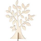 Creativ Company Tree de madera con pie - afbeelding 3