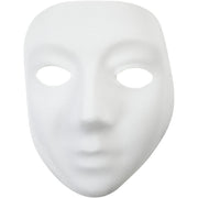 Creativ company masker wit kunststof velour - afbeelding 2