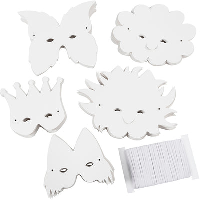 Creative Company Fantasimaskers White, 100 °.