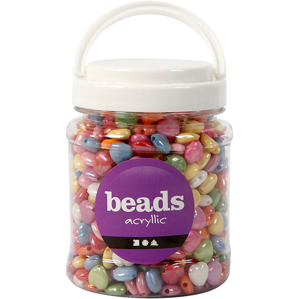 Creative Company Hart Beads in Pot, 700 ml