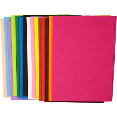 Creativ Company Eva Foam Sheets Color A4, 30 Hojas