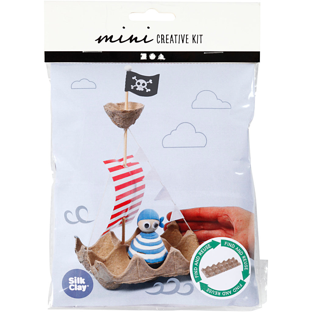 Creative Company Mini Kit Egg Box Pirate Boat