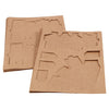 Houses and trees cardboard set