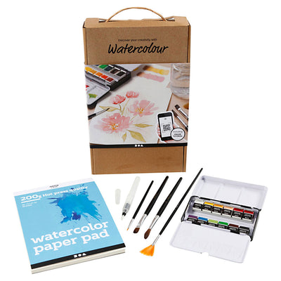 Creative company aquarel ontdekken a5 set
