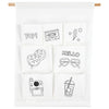 Organizador colgante blanco