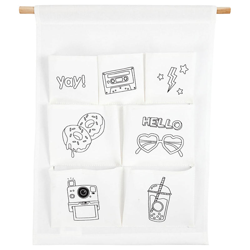 Organizzatore sospeso bianco