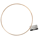 Metal wire ring gold, 20 cm - afbeelding 2