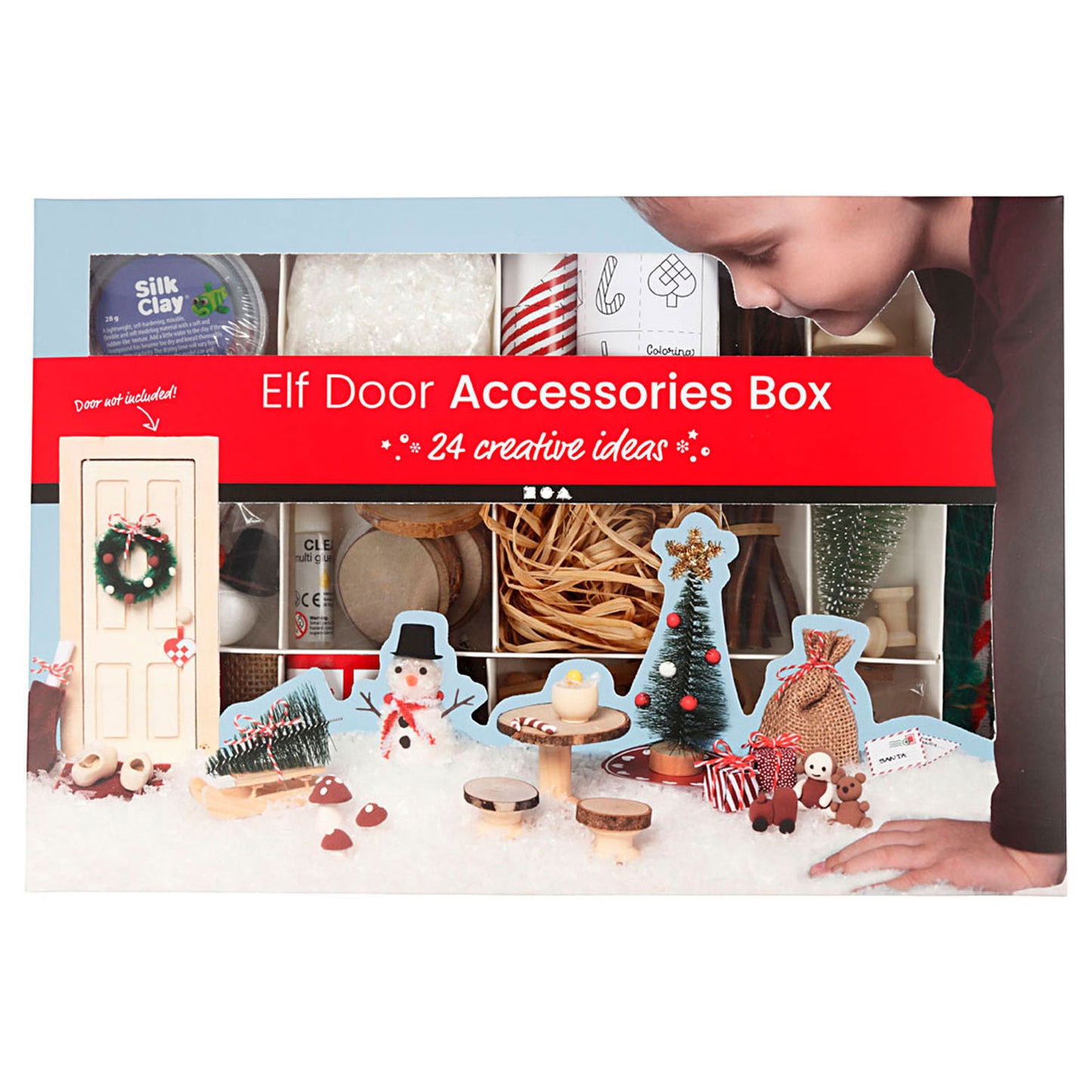 Juego de gnomo y accesorios de Navidad