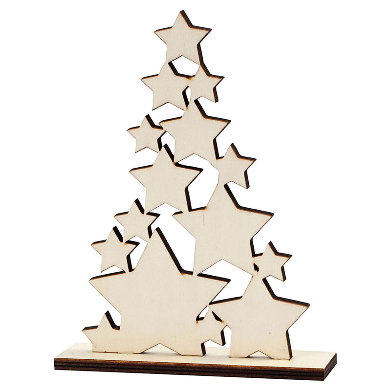 Árbol de Navidad de madera