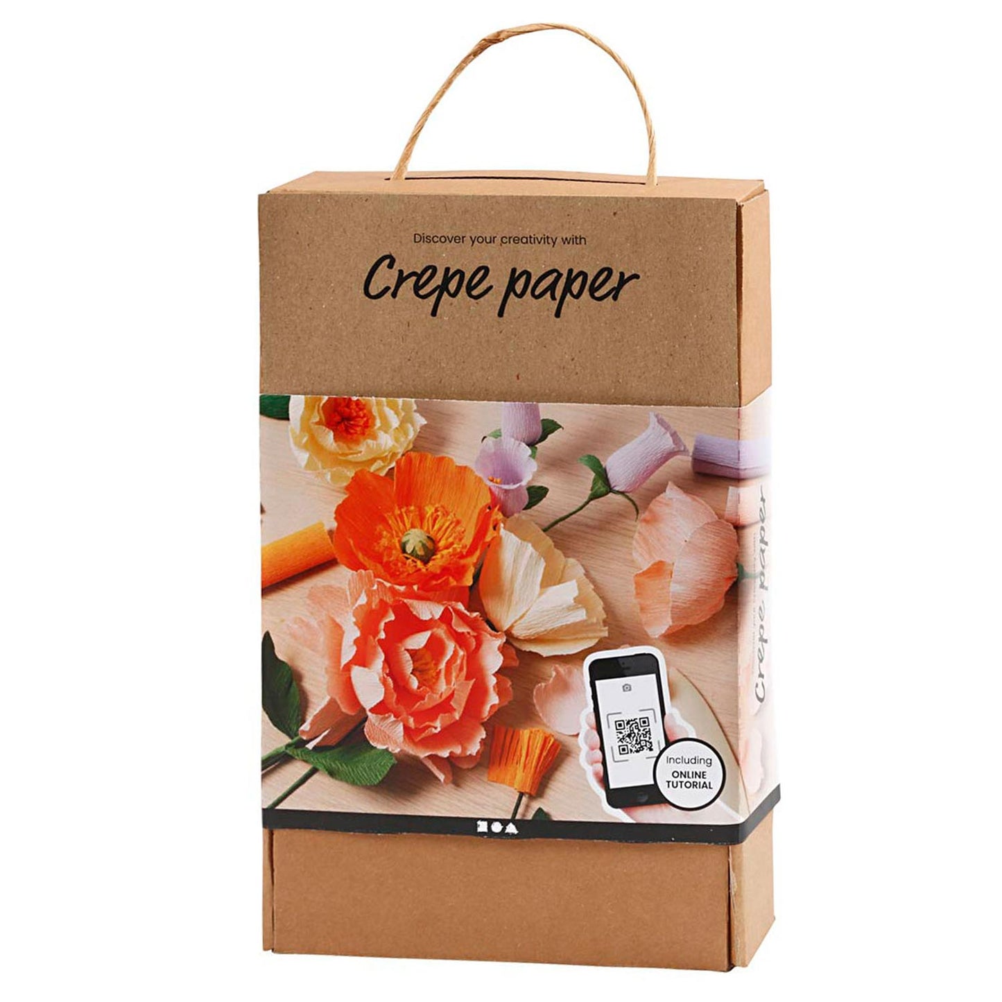 Kit para hacer flores de papel crepé