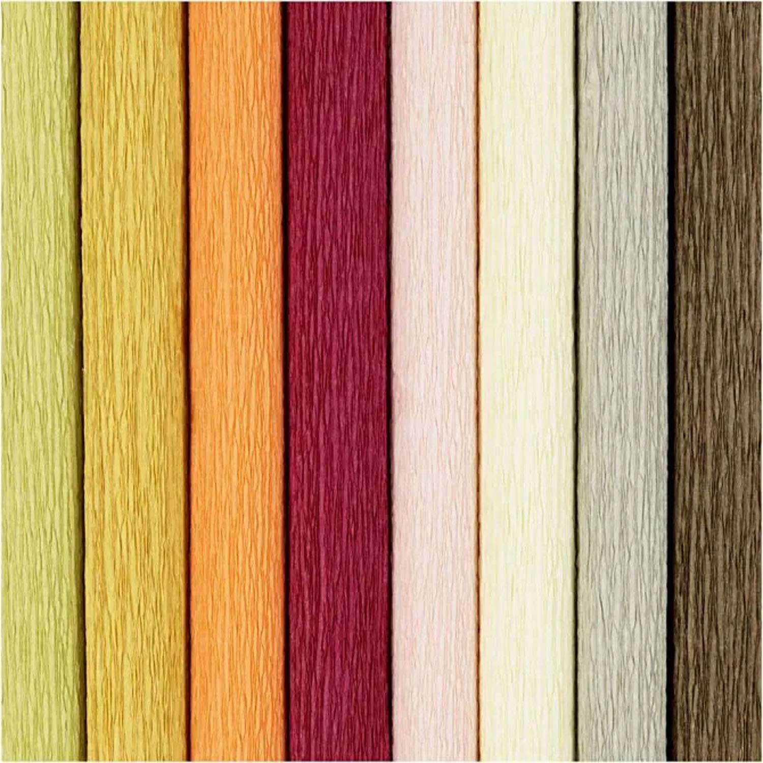 Colori pastello di carta Crep, 8 fogli