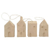 Creativ company huisjes van papiermache, 4st.