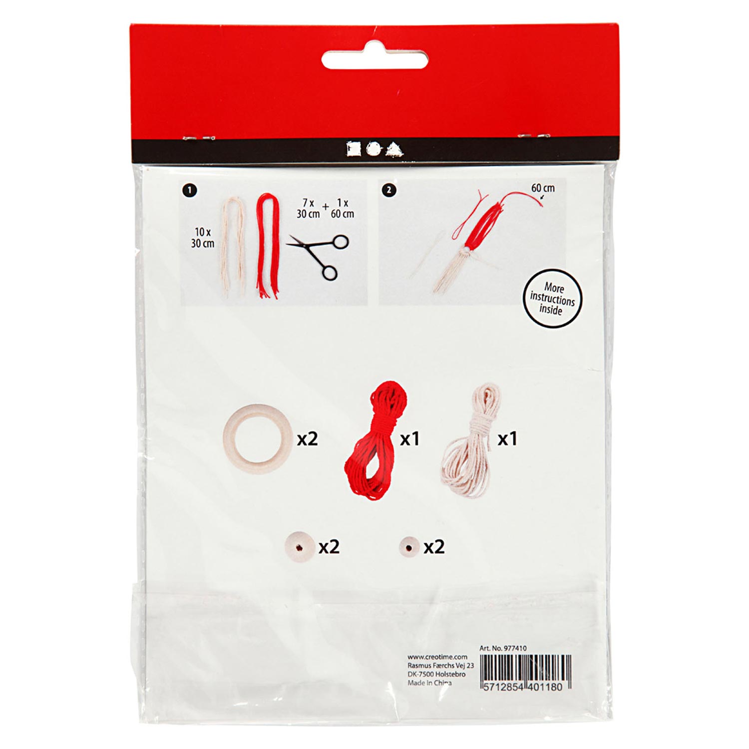 Creativ company https: www.cchobby.nl creative-mini-kit-macrame-elf-h-14-cm-1-doos