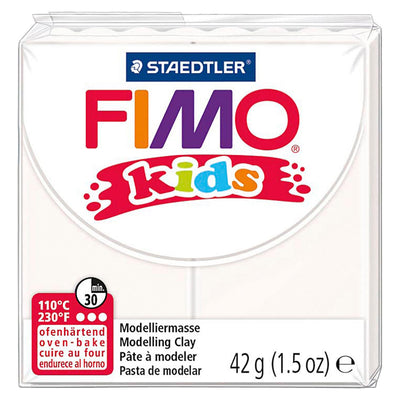 FIMO Kids Montaggio di argilla bianca, 42gr