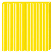 Fimo kids 8030 - ovenhardende boetseerklei - blokje 42 g - geel - afbeelding 2