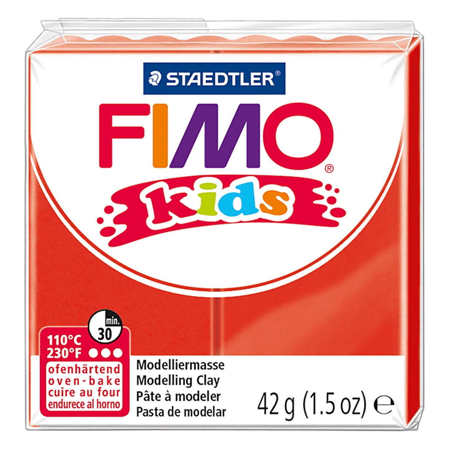 FIMO Kids che monta l'argilla rossa, 42gr