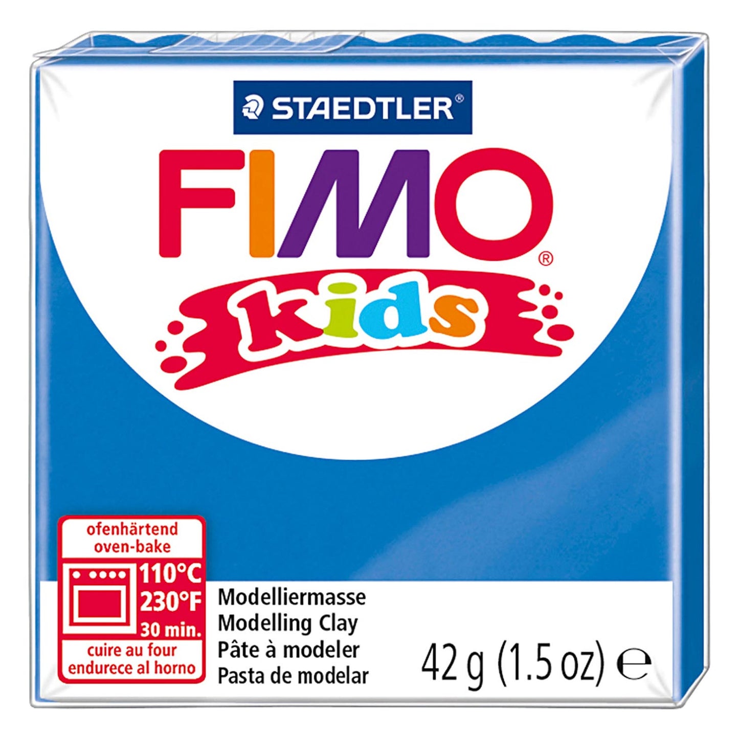 Fimo Kids montando arcilla azul, 42gr