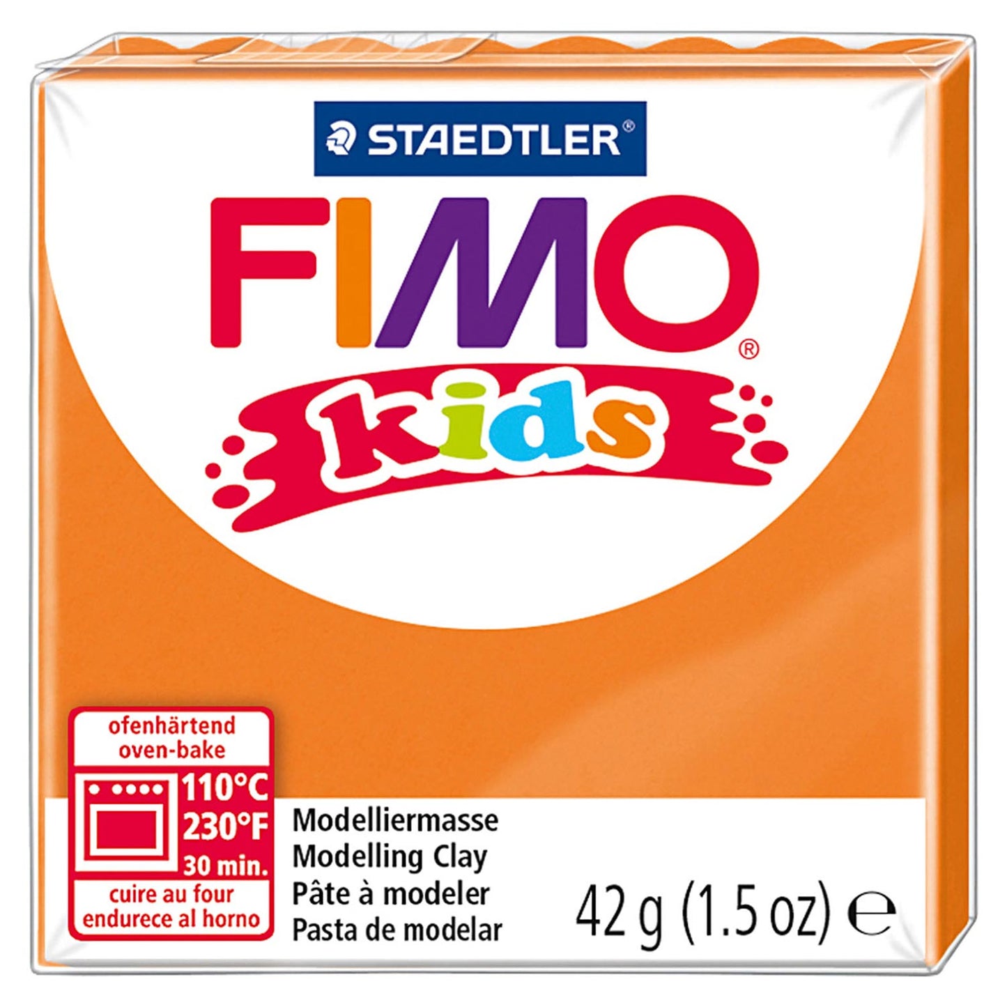 Fimo Kids Mountain Klei, Oranje, 42 gr.