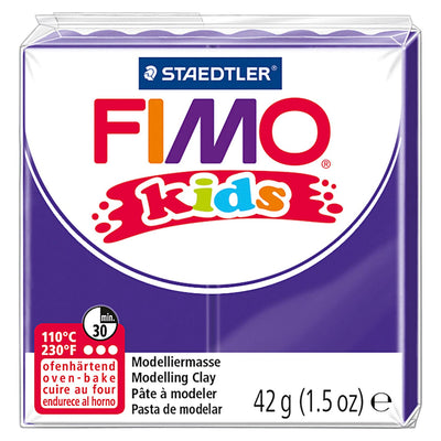 Fimo Kids montando arcilla púrpura, 42GR