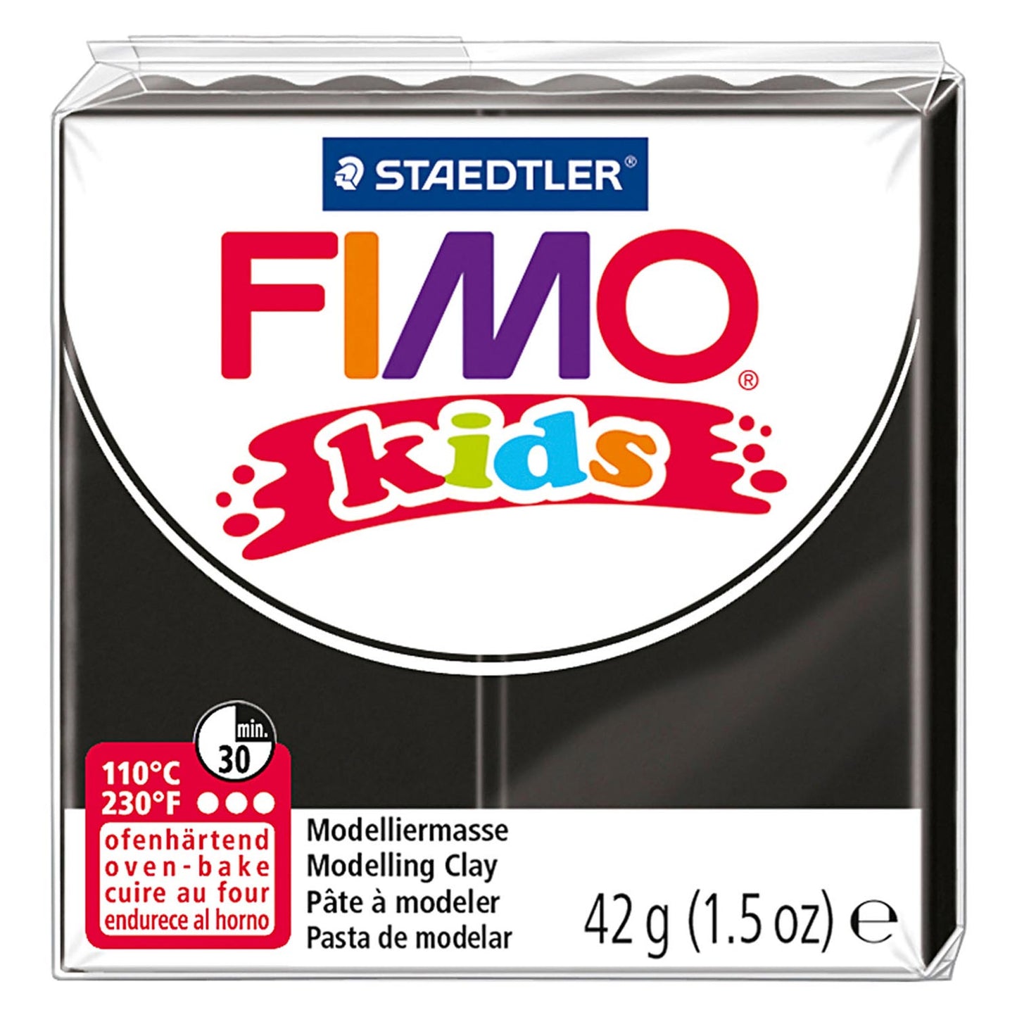 FIMO Kids Mountain Klei Black, 42gr