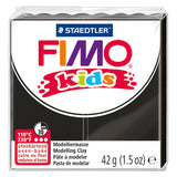 Fimo kids boetseerklei zwart, 42gr - afbeelding 1