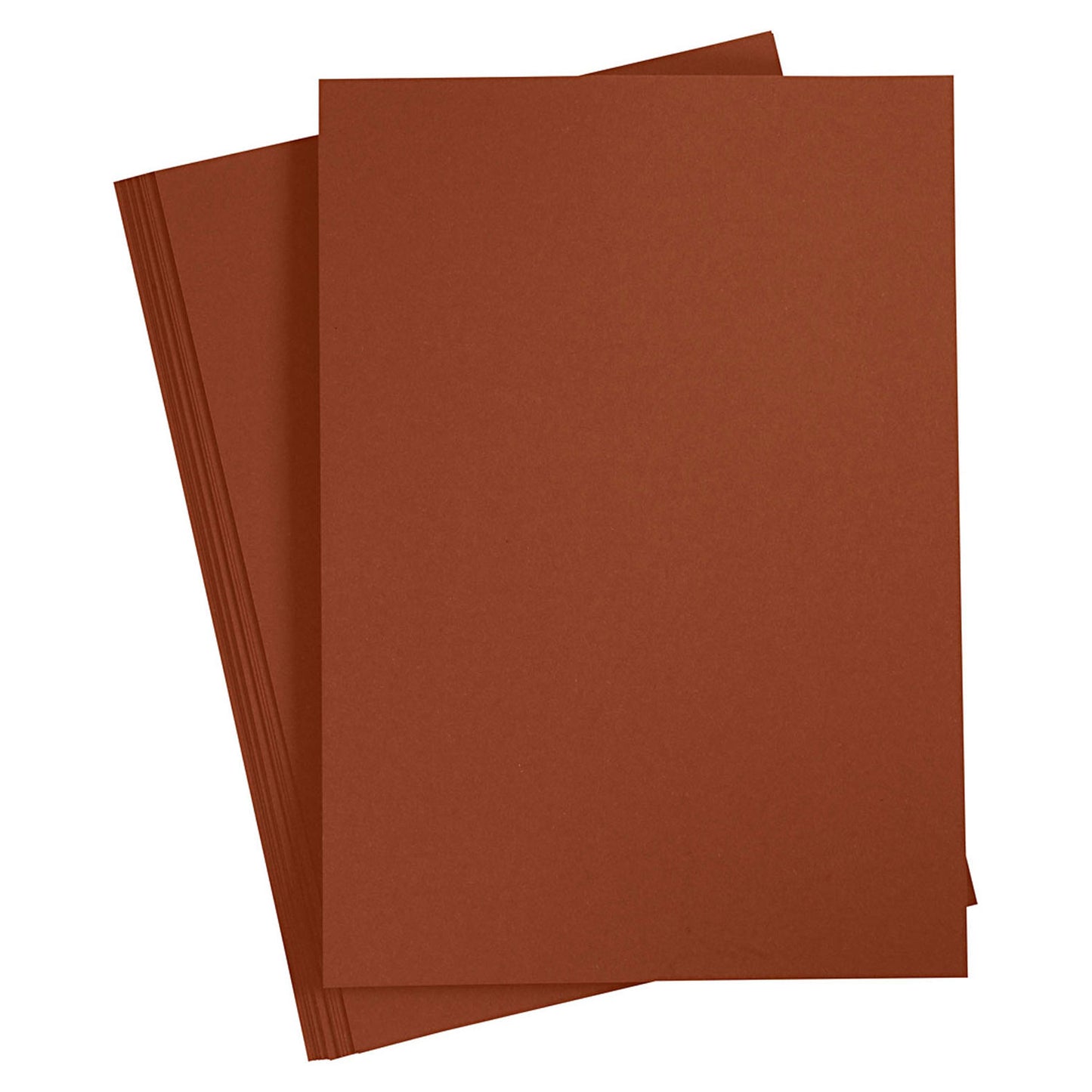 Creative Company Colored Cardboard Dark Brown A4, 20 fogli