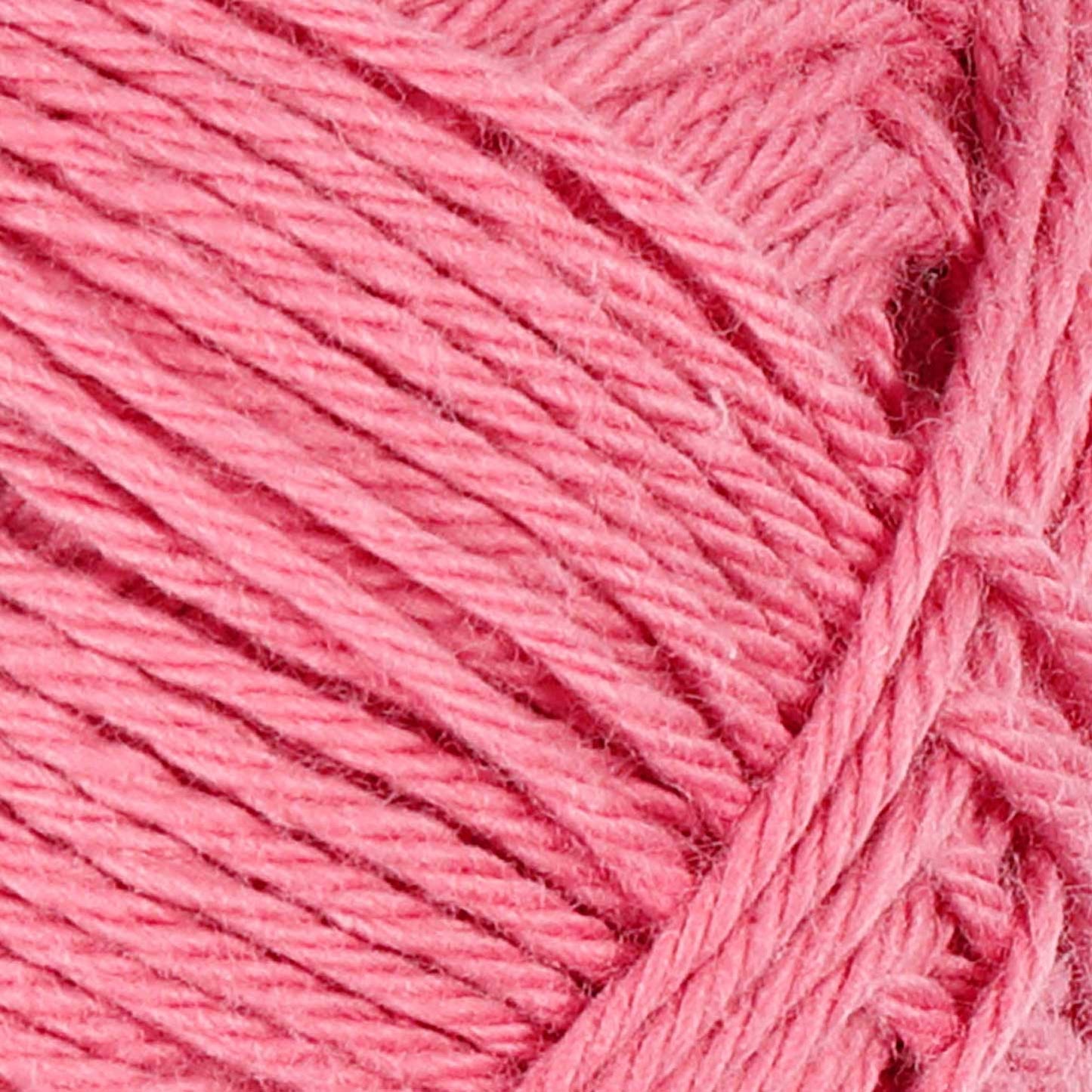 Filato di cotone, rosa scuro, 50gr, 170m