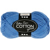 Filato di cotone, Blu, 50gr, 170m