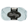 Filato di cotone, blu morbido, 50gr, 170m