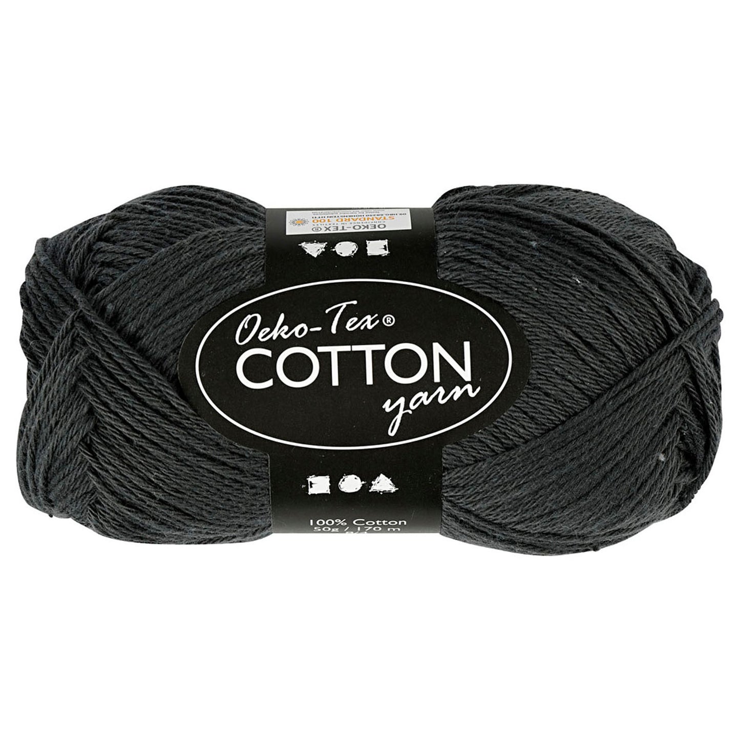 Hilo de algodón, antracita, 50gr, 170m