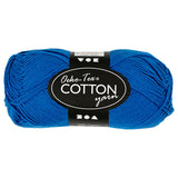 Hilo de algodón, azul cobalto, 50gr, 170m - afbeelding 1
