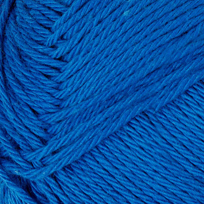 Filato di cotone, blu cobalto, 50gr, 170m