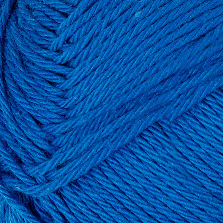 Hilo de algodón, azul cobalto, 50gr, 170m