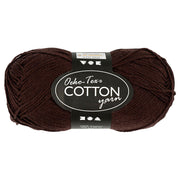 Creativ company katoengaren, donkerbruin, 50gr, 170m - afbeelding 1