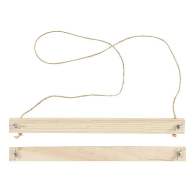 Ciondolo poster di legno per il formato A4.