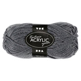 Creativ company acrylgaren, grijs, 50gr, 80m - afbeelding 1