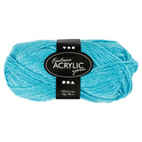 Creativ company acrylgaren, turqoise, 50gr, 80m - afbeelding 1