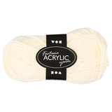 Creativ company acrylgaren, off-white, 50gr, 80m - afbeelding 1