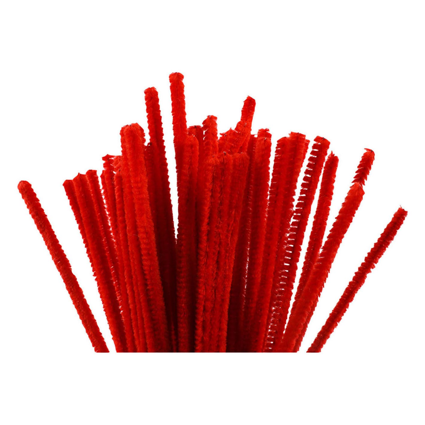 Chenille Red 30 cm, 50 °.