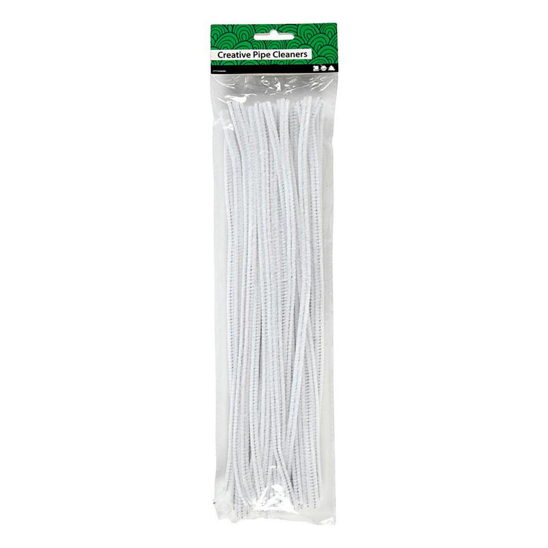 Chenille White 30 cm, 50º.