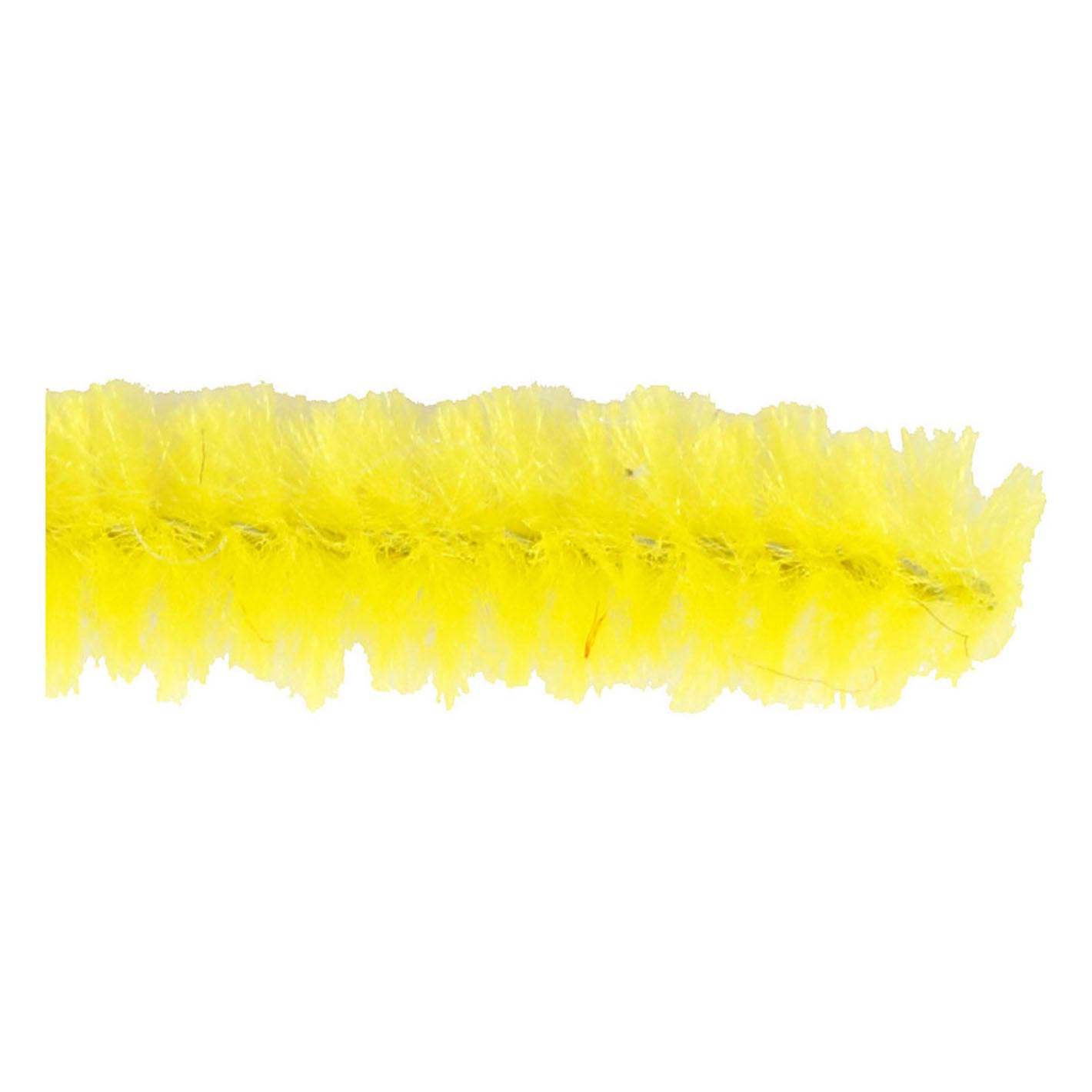Chenille Yellow 30 cm, 50 °.
