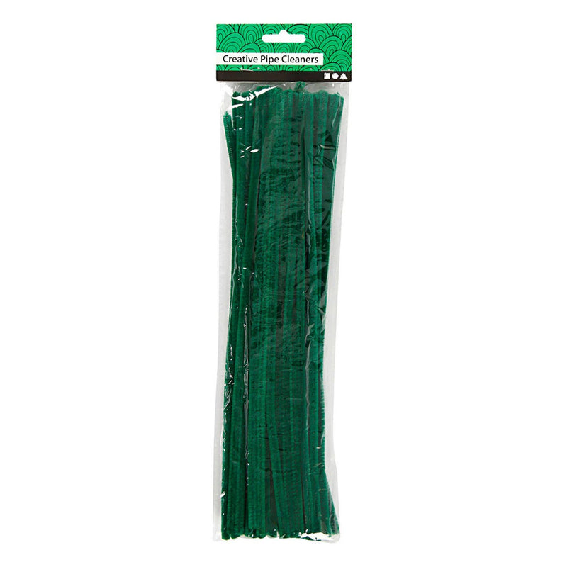 Chenille Green scuro 30 cm, 50 °.