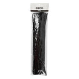 Creativ company chenille zwart 30cm, 50st. - afbeelding 1