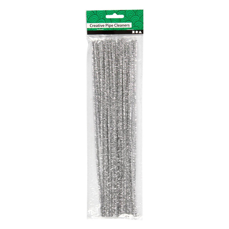Ciniglia argento 30 cm, 50 pezzi.