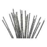 Chenille silver 30cm, 50th. - afbeelding 2