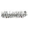 Ciniglia argento 30 cm, 50 pezzi.