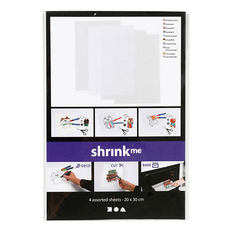 Creativ company vellen krimpfolie divers, 20x30, 4st.