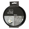 Filo in alluminio morbido nero 2 mm, 10 metri