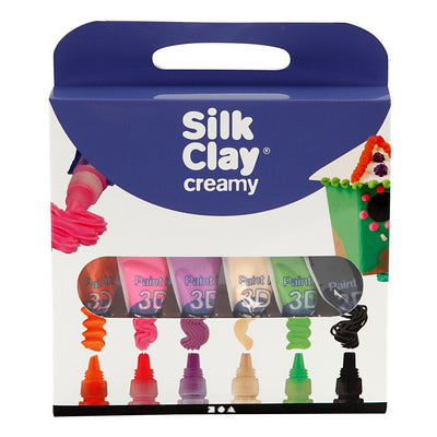 Silk Clay Creamy Extra Kleuren, 6x35ml